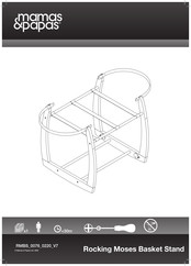 Mamas & Papas Rocking Moses Basket Stand Instructions De Montage