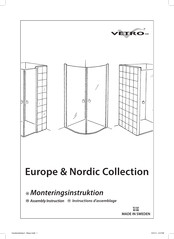 VETRO Europe Série Instructions D'assemblage