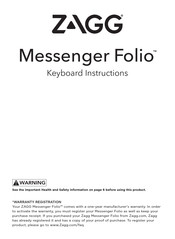 Zagg Messenger Folio Instructions