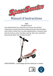 Space Scooter X580 Manuel D'instruction