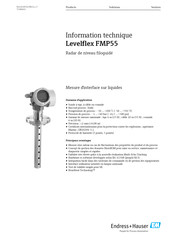Endress+Hauser Levelflex FMP55 Information Technique