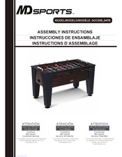 MD SPORTS SOC058_047B Instructions D'assemblage