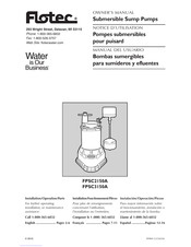 Flotec FPSC2150A Notice D'utilisation