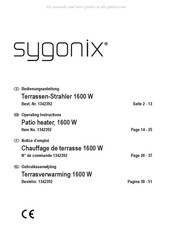 Sygonix 1342392 Notice D'emploi