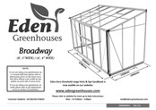 Eden Greenhouse Broadway Mode D'emploi