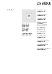 SSS Siedle Classic CCM 613-02 NTSC Mode D'emploi