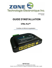 Zone CTRL-FL1 Guide D'installation