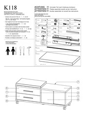 MAJA Möbel K118 Instructions D'assemblage