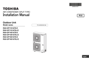 Toshiba RAV-GP1101AT8-E Manuel D'installation