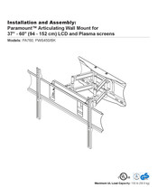 PEERLESS Paramount PA760 Installation Et Montage