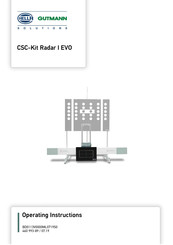 Hella Gutmann CSC-Kit Radar I EVO Notice D'utilisation