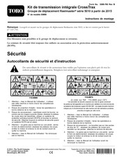 Toro Reelmaster 5010 Série Instructions De Montage