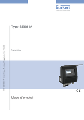 Burkert SE58 M Mode D'emploi
