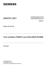 Siemens SIMATIC NET FAN597-1 Notice De Service