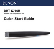 Denon DHT-S716H Guide De Démarrage Rapide