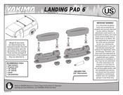 Yakima LANDING PAD 6 Instructions De Montage