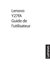 Lenovo Y27FA Guide De L'utilisateur