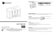 Whalen WF48BVJ Instructions De Montage