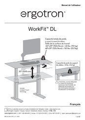 Ergotron WorkFit DL Manuel De L'utilisateur