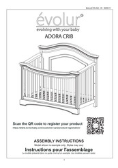 Evolur ADORA CRIB Instructions Pour L'assemblage