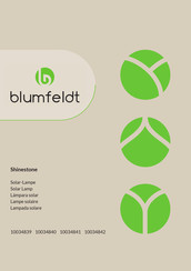 Blumfeldt 10034840 Mode D'emploi