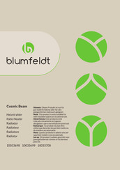 Blumfeldt 10033700 Mode D'emploi