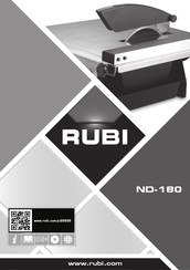 Rubi ND-180 Instructions De Montage