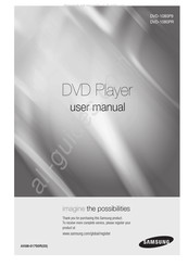 Samsung DVD-1080PR Manuel D'utilisation