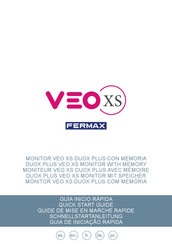 Fermax VEO XS DUOX PLUS Guide De Mise En Marche Rapide
