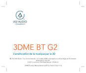 Sensaphonics ASI Audio 3DME BT G2 Mode D'emploi