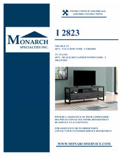 Monarch Specialties I 2823 Instructions D'assemblage