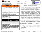 Horizon Global 76905 Instructions D'installation