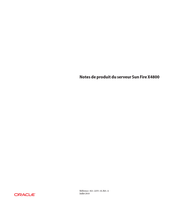 Oracle Sun Fire X4800 Mode D'emploi