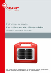 Granit 580580478 Instructions De Service