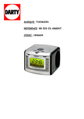 THOMSON RR 520 CD Mode D'emploi