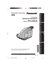 Panasonic Palmcorder PV-L354-K Mode D'emploi