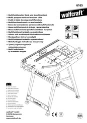 Wolfcraft 6165 Mode D'emploi