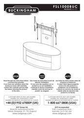 Buckingham FSL1000BUC Instructions De Montage