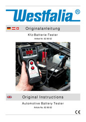 Westfalia 82 86 62 Instructions D'origine