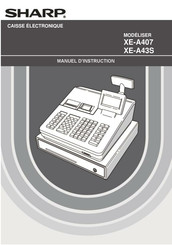 Sharp XE-A407 Manuel D'instructions