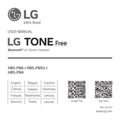 LG TONE Free HBS-FN6 Mode D'emploi