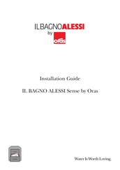 Oras IL BAGNO ALESSI Sense 8710F Guide D'installation