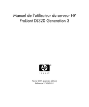 HP ProLiant DL320 Manuel D'utilisation