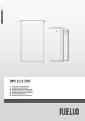 Riello RPS 25/2 EVO 200 Instructions Pour L'installateur