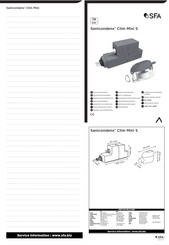 SFA Sanicondens Clim Mini S Notice De Service