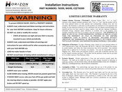 Horizon Global 76599 Instructions D'installation