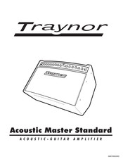 YORKVILLE Traynor Acoustic Master Standard Mode D'emploi