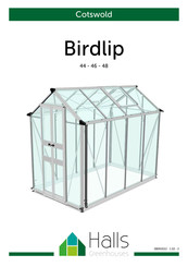 Halls Greenhouses COTSWOLD Birdlip 46 Instructions De Montage