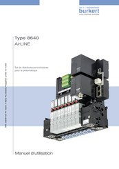 Burkert 8640 AirLINE Manuel D'utilisation