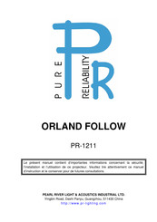 PR Lighting PR-1211 Mode D'emploi